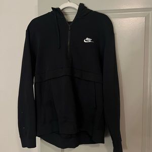 Large Nike 1/4 zip hoodie